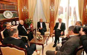 Tunisie - Marzouki rencontre des membres d'Ennahdha, d'Al Joumhouri et d'Al Massar (vidéo)
