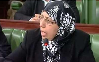 L'élue Ennahdha Yamina Zoghlami réagit à l'égalité dans l'héritage