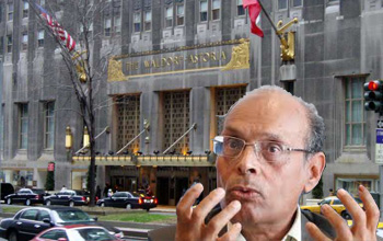 Le séjour newyorkais de Marzouki a coûté aux Tunisiens 200.000 dinars … minimum ! 