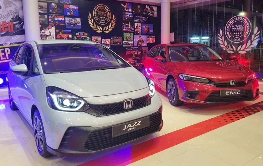 Les Honda Jazz e-HEV, Civic Essence et Civic e-HEV dsormais disponibles chez JMC