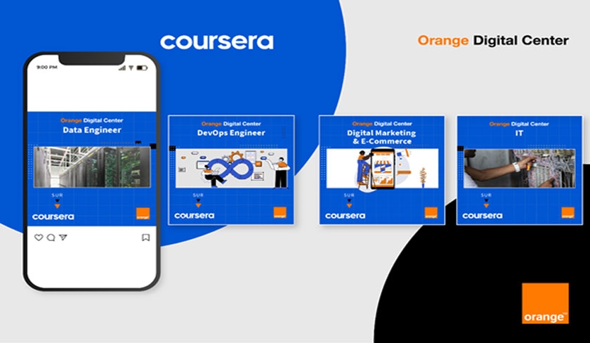  Orange Digital Center et Coursera s'associent pour offrir des formations certifiantes gratuites sur les nouveaux mtiers du numrique
