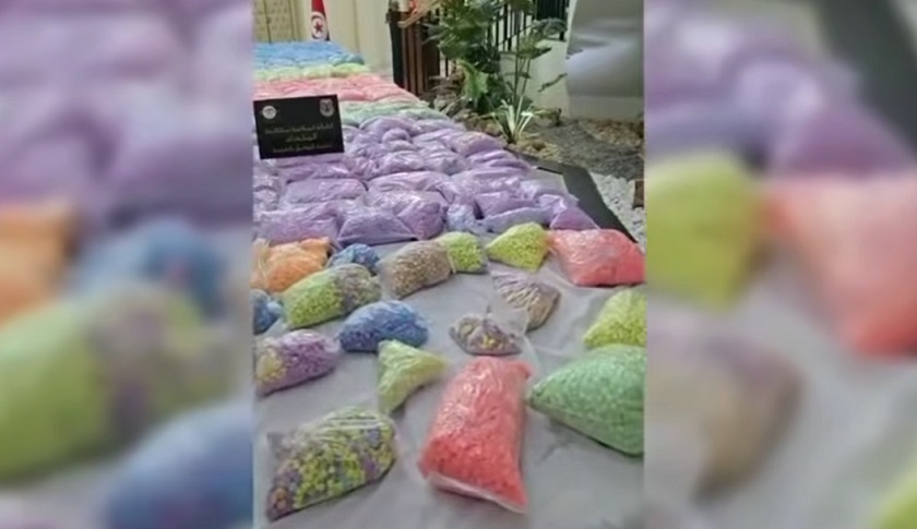 Tunisie : plus d’un million de comprimés de stupéfiants interceptés, un réseau international démantelé