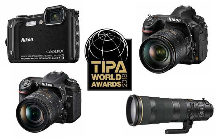 Tipa World Awards 2018 : Nikon remporte quatre prix