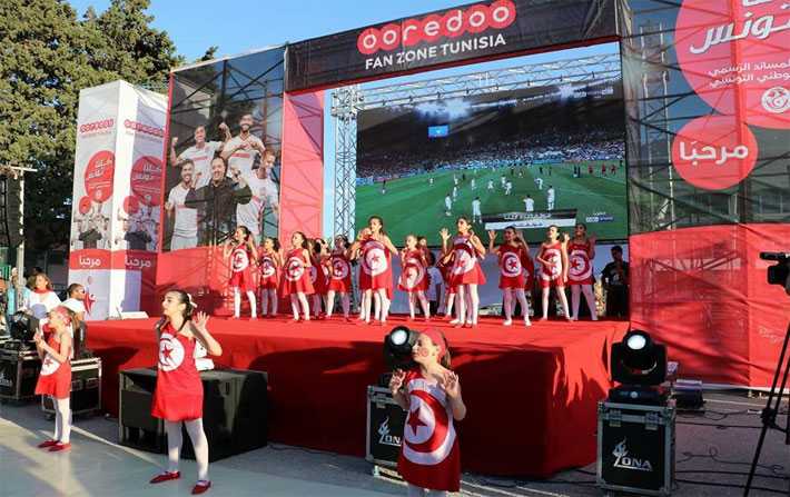 Tunisie-Belgique : Les fans zones se parent du drapeau national