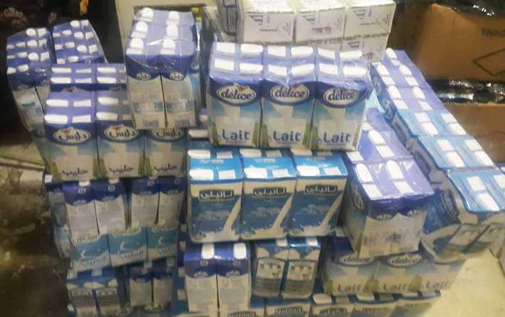Saisie de prs de 10.000 briques de lait 