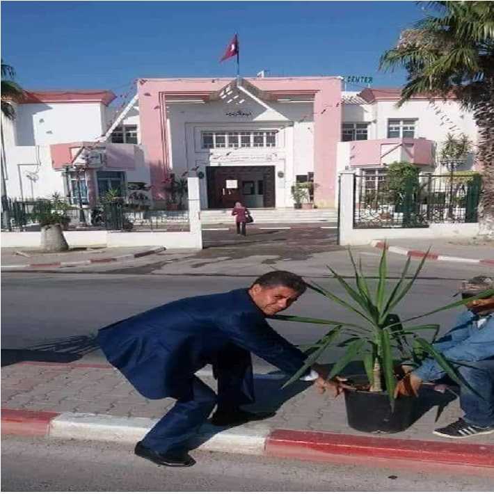 Regardez moi, je suis maire et je plante un arbre !
