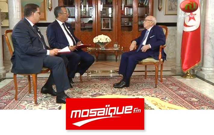 Mosaque Fm refuse la diffusion de linterview de Bji Cad Essebsi