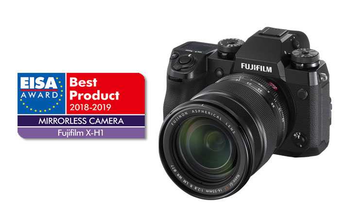 Fujifilm X-H1 reoit le prix Eisa 2018