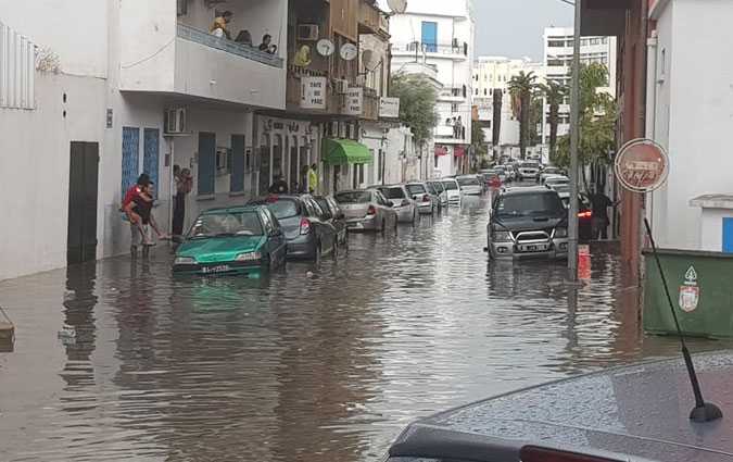 En photos - Tunis frappe par des inondations