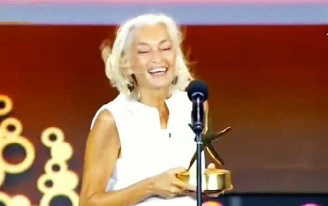 Festival du film dEl Gouna : Dorra Bouchoucha reoit le  Career achievement award 