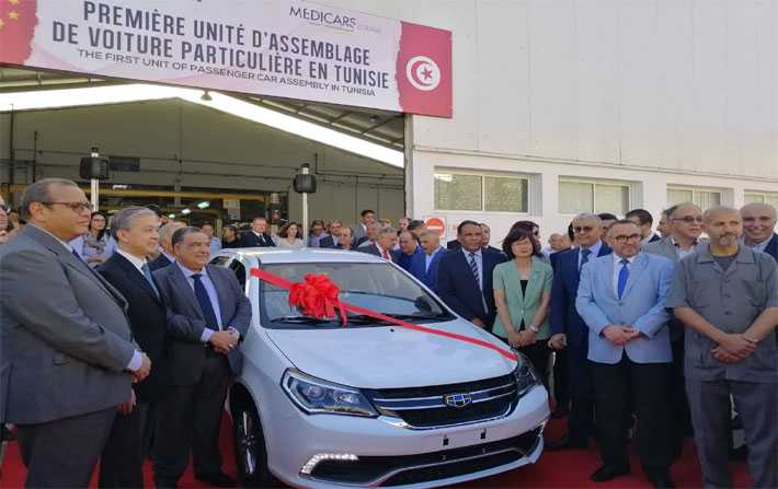 Montage de la premire voiture particulire Geely en Tunisie par le groupe Zouari