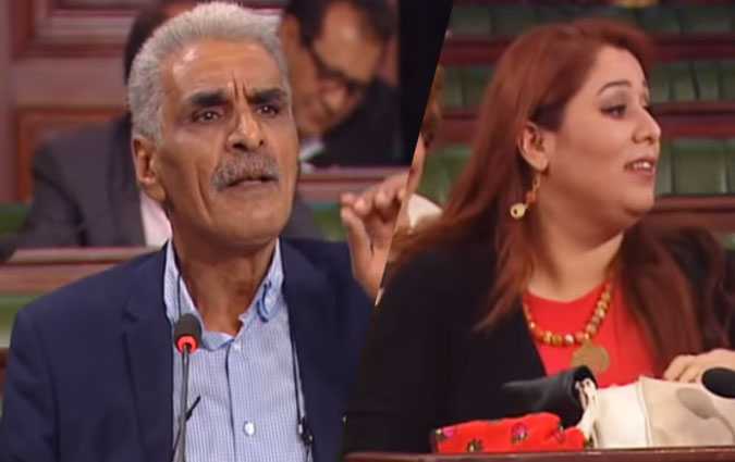 Clash entre Ammar Amroussia et Sabrine Goubantini