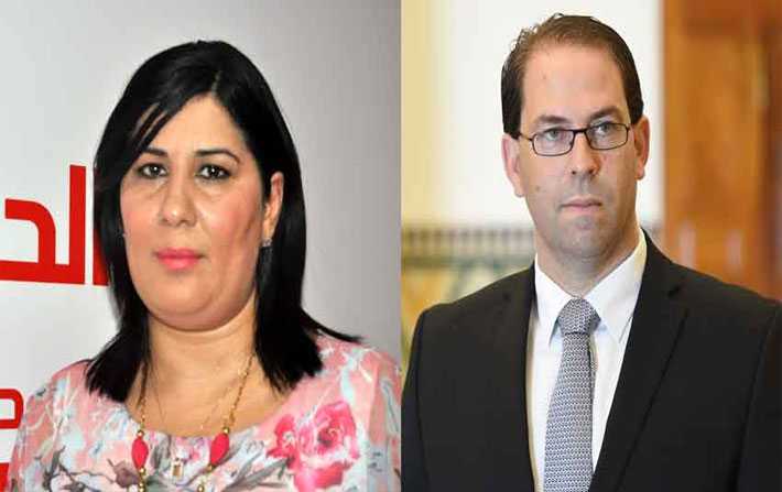Le parquet accepte la plainte de Abir Moussi contre Youssef Chahed