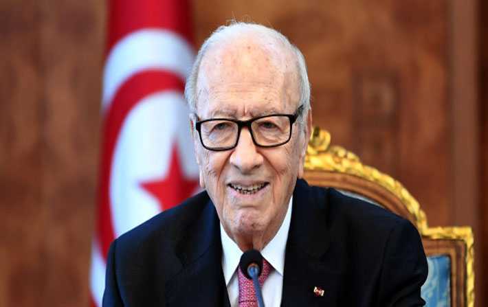 Bji Cad Essebsi, candidat de Nidaa Tounes  la prsidentielle de 2019