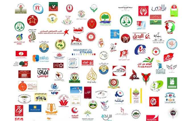 La Tunisie compte 216 partis