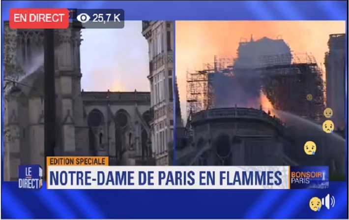 Notre-Dame de Paris prend feu 
