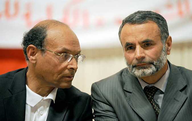 Moncef Marzouki va sallier  Abderraouf Ayadi

