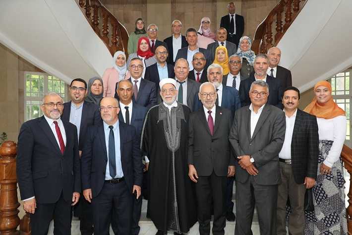 Rached Ghannouchi visite le Parlement

