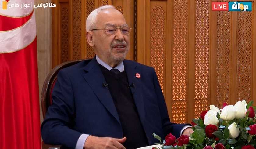 Rached Ghannouchi : Kas Saed n'a pas donn suite  ma demande, et il doit unir les Tunisiens  !

