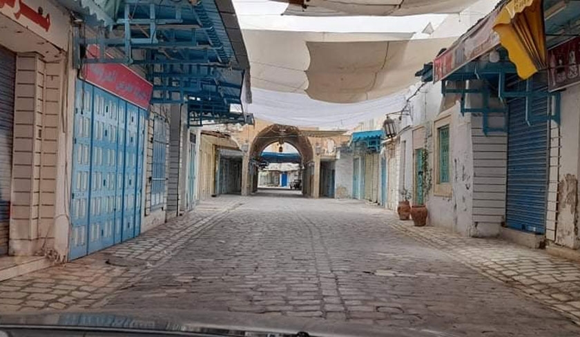 En photos : Kairouan sous confinement gnral

