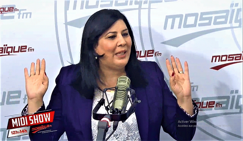 Abir Moussi : il faut que les Etats-Unis apprennent  respecter le peuple tunisien