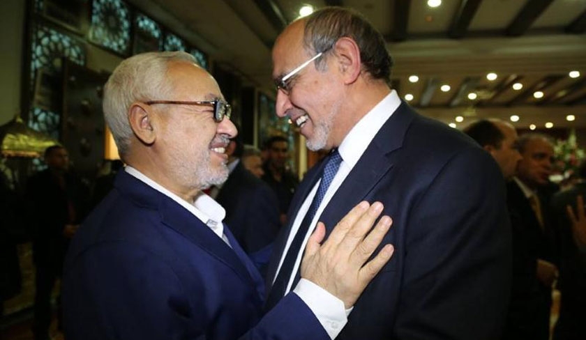 Rached Ghannouchi exprime son soutien  Hamadi Jebali
