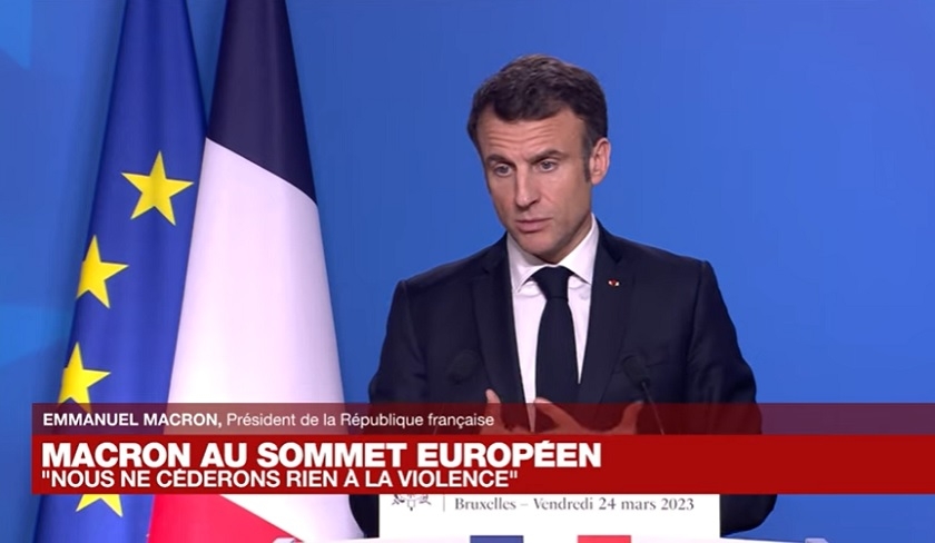 Depuis Bruxelles, Emmanuel Macron appelle  soutenir la Tunisie