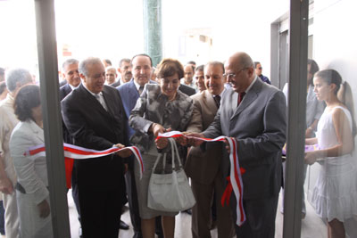 Tunisie - Inauguration du complexe postal dEUR(TM)Ennasr II