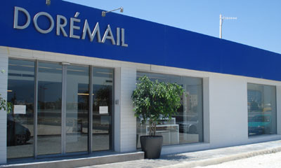 Tunisie - Dorémail inaugure son showroom avec une ... façade changeante !