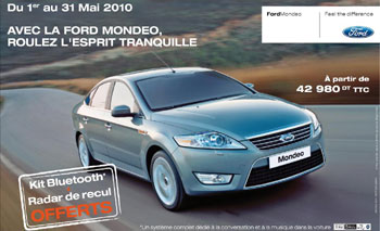 Tunisie - Alpha Ford propose une Mondeo suréquipée, aux mêmes tarifs
