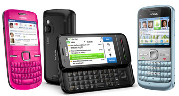 Les Nokia C3, C6 et E5, lâEUR(TM)internet à portée de main