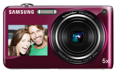 Samsung lance deux appareils photos numériques avec un second écran à lâEUR(TM)avant