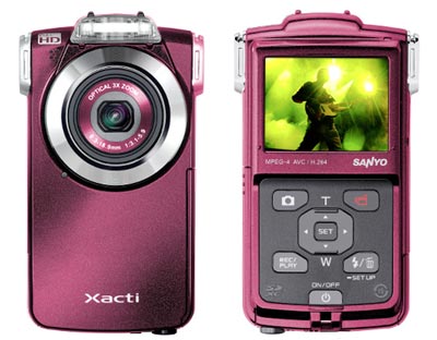 Xacti PD1, le caméscope de poche by Sanyo