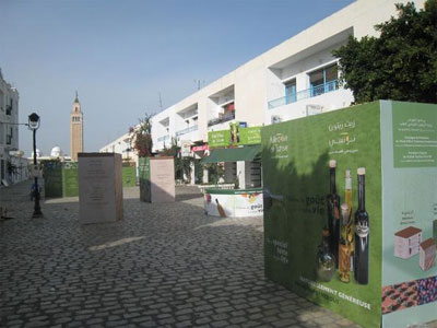 A La Marsa ou dans les hôtels, la campagne nationale de lEUR(TM)huile dEUR(TM)olive tunisienne fait des siennes