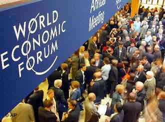 Un Davos sur fond de crises américaines