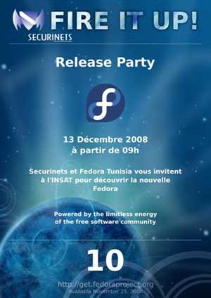 Lancement en Tunisie de la Fedora 10