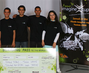 LâEUR(TM)ISIM Gabès ira à Paris pour la finale de l'Imagine Cup de Microsoft