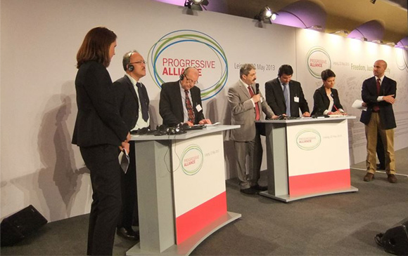 Ettakatol et le Parti travailliste israélien dans l'Alliance progressiste internationale