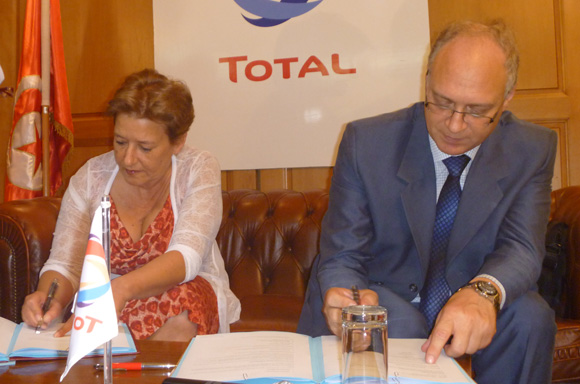 Signature d'un partenariat entre Total Tunisie et l'ENIT