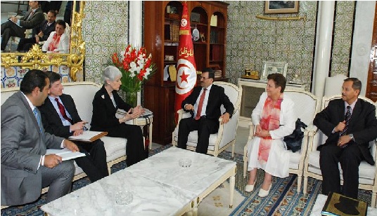 Tunisie - Ali Laârayedh reçoit Wendy Sherman 