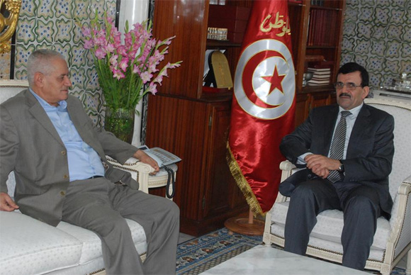 Tunisie - Rencontre entre Ali Laârayedh et Houcine Abassi