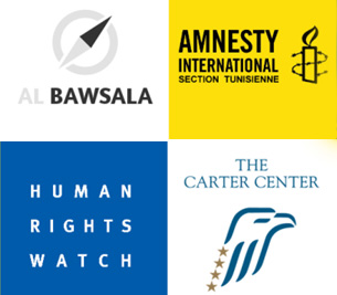 Déclaration commune d'Al Bawsala, Amnesty, HRW et le centre Carter