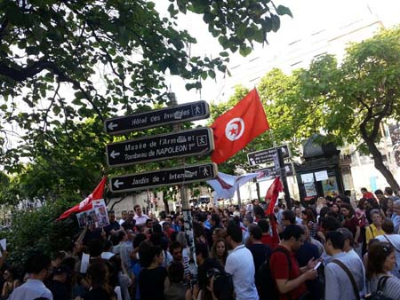 Manifestation des Tunisiens de France demain 27 juillet 2013