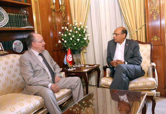 Marzouki et Ben Jaâfar examinent la situation en Tunisie