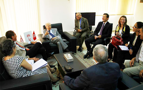 Tunisie –Rencontre entre BCE et une délégation du Club de Madrid