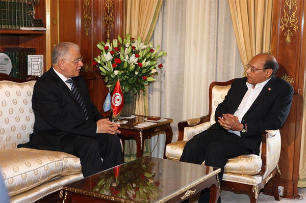 Tunisie - Marzouki s'entretient avec Kamel Morjane et des élus retirés de l'ANC
