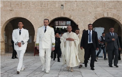 Tunisie - Moncef Marzouki effectue la prière de l'Aïd à Sousse