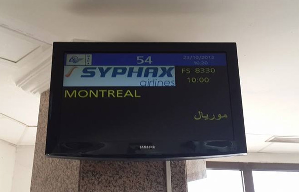 Syphax Airlines lance son premier vol direct Tunis-Montréal 