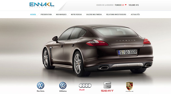 Tunisie - Ennakl Automobiles restyle son site web et lance un autre pour Volkswagen