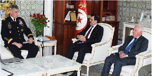 Tunisie – Ali Laârayedh reçoit le général David M. Rodriguez